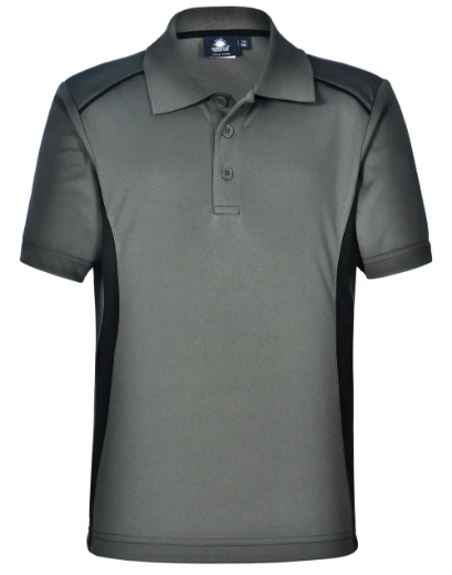 Picture of Winning Spirit, Kids Cooldry S/S Contrast Interlock Polo